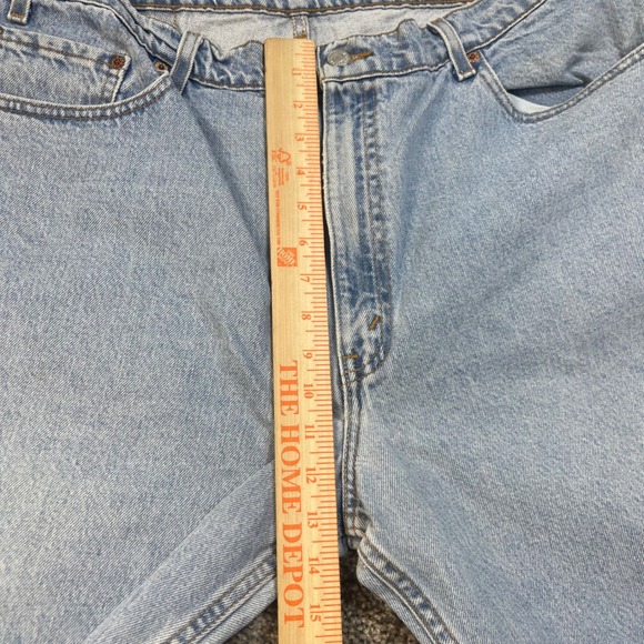 Vintage Levi's 560 Men's 36x29 Jeans Loose Fit Tapered Leg Light Wash Denim 90s - Picture 6 of 12